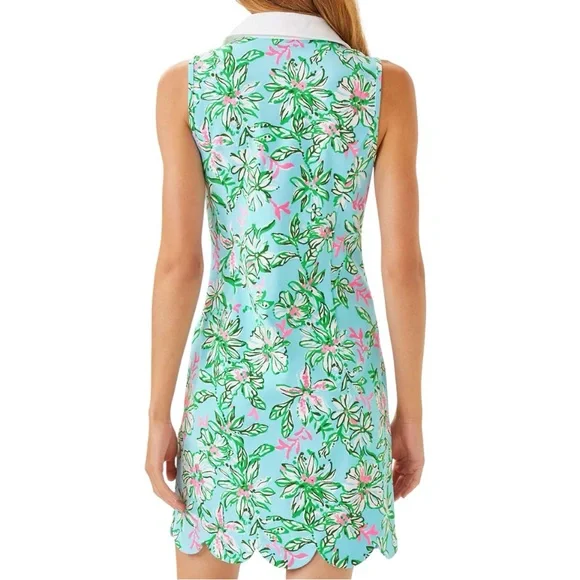 NWT Lilly Pulitzer UPF 50+ Luxletic Kathy Scallop Dress size 4 Sun of Bum Golf - Picture 4 of 10